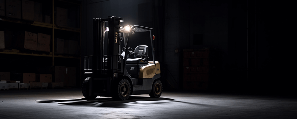 Työvalot trukkiin Lumiselta