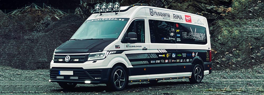 Työvalot pakettiautoon