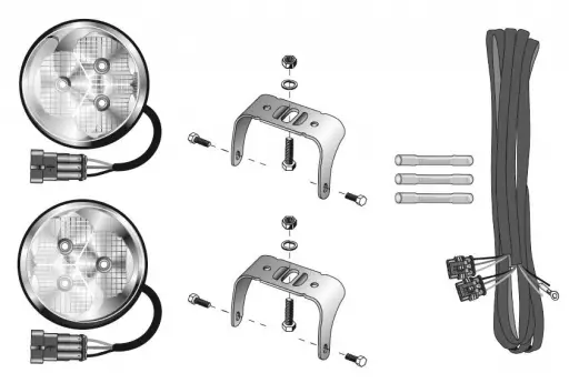 Buy Narva 9-33V Slimline LED Daytime Running Lamp Kit W/Adjustable Bracket 71902 Online