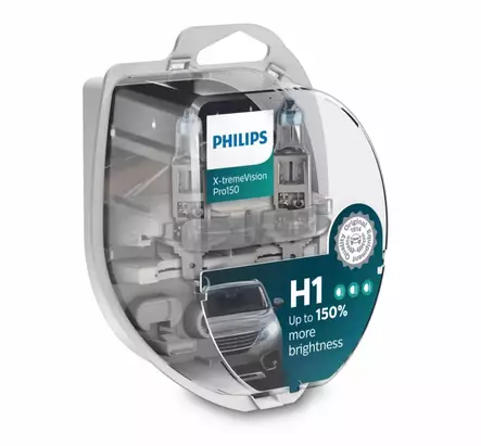 H1 Philips X-tremeVision Pro150 Bulb pair 150% - H1 Halogen bulbs - 8020103510 - 1