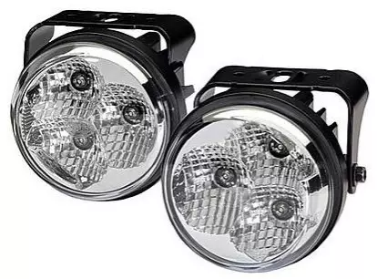 Hella LED Daytime running light set, Round 90mm, 9-33V - DRL - 3040120110 - 1