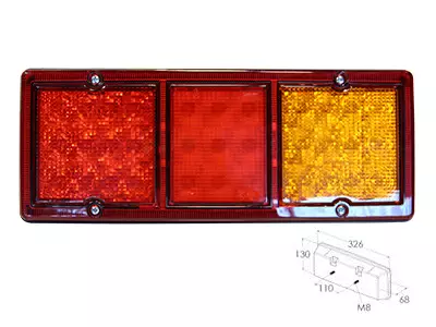 LED tail light, stop / tail / signal -light - LED Tail lights - 4030120310 - 2