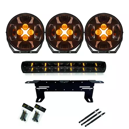 Optibeam Nin9 x3 + Super Captain Dual 600 Kit - LED Auxiliary lights - 8020108950 - 1