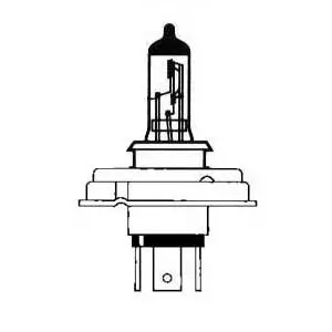 R2 Halogen bulb 60/55W, 12V - H2, R2, LUCAS etc. special bulbs - 4060101800 - 0