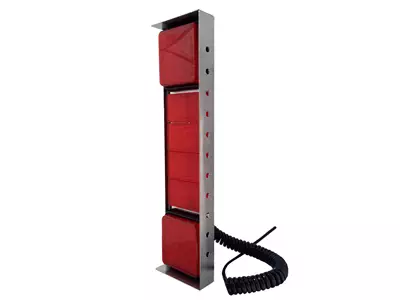 Oversize load LED marker, red - LED side marker lights - 4040110300 - 2