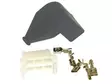 Hella connector set for snow plow light. Socket + connectors + rubber grommet - Snow plow lights - 3060120050 - 1