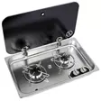 Gas hob - 2 burners with glass cover - Stoves - 8020112370 - 1