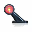 LED side marker, rubber frame, WAS, 45° angle - LED side markers with rubber arm - 4040111100 - 1
