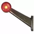 LED side marker, rubber frame, WAS, 45° angle - LED side markers with rubber arm - 4040111120 - 1