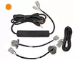 LED Directional warning light set 9-30VDC, Yellow - Directional LED warning lights - 4080320100 - 2