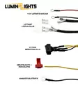 Relay wire set for installing auxiliary lights, LuminaLights - Relay wire kits - 3050119990 - 3