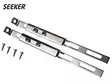 Adjustable chrome support rod pair for auxiliary lights, flat. - Auxiliary light support rods - 3050119910 - 2