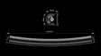 X-Vision Genesis 1100 Led Light Bar - LED light bars - 8020100100 - 2