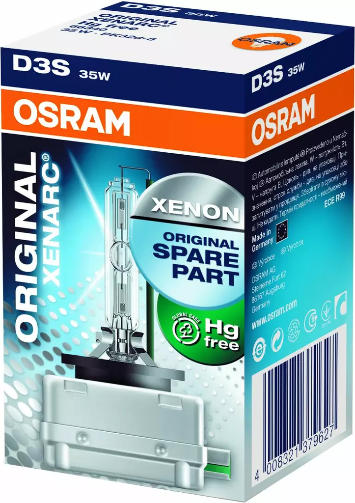 D3S Osram Xenarc Original - D3S and D3R - 1040700420 - 1