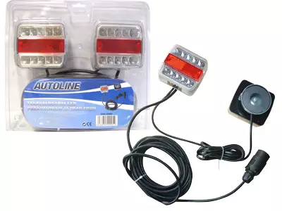 LED tail light set, magnetic mount, 7-pin connector - LED Tail lights - 4030120130 - 1