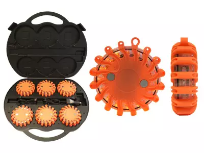 LED light disc recharge case set - LED beacons - 4080130050 - 1