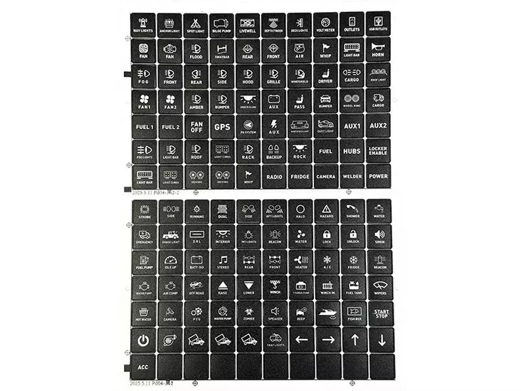 Programmable control panel kit 8-channel - LED warning light bars - 8020120850 - 1