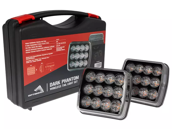 Optibeam Dark Phantom wireless tail light set - LED Tail lights - 8020109560 - 1
