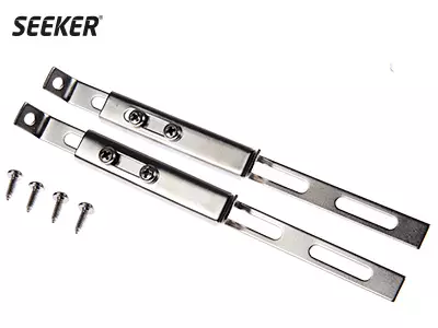 Adjustable chrome support rod pair for auxiliary lights, flat. - Auxiliary light support rods - 3050119910 - 2