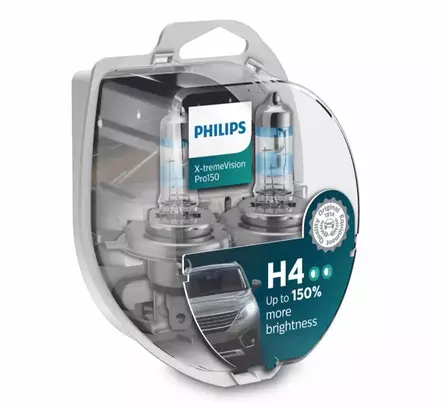 H4 Philips X-tremeVision Pro150 bulb pair +150% - H4 Halogen bulbs - 8020103511 - 1