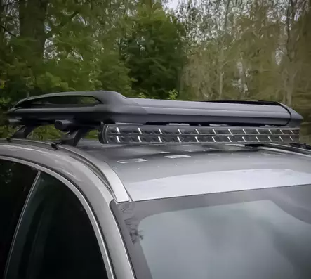 Roof Rack Kit – Roof Rails + LED Light Bar Optibeam Super Captain Dual 1000 - Roof racks - 8020112701 - 1