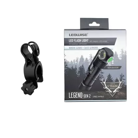 Ledwise Legend Gen2 white bikelamp kit - Bike frontlights - 8020107401 - 1