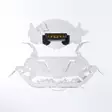 Lynx Commander 900 ACE Turbo 2025- Snowmobile LED bar grill kit - Brand-specific auxiliary lights - 8020110941 - 3