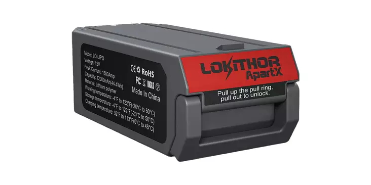 Battery – Lokithor LO-LIPO (for ApartX) – 1500A, 12V, LiPo - Battery boosters - 8020120511 - 1