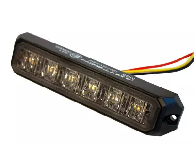 Axixtech 6 LED Directional warning lamp MS6, amber - Directional LED warning lights - 4080320021 - 3