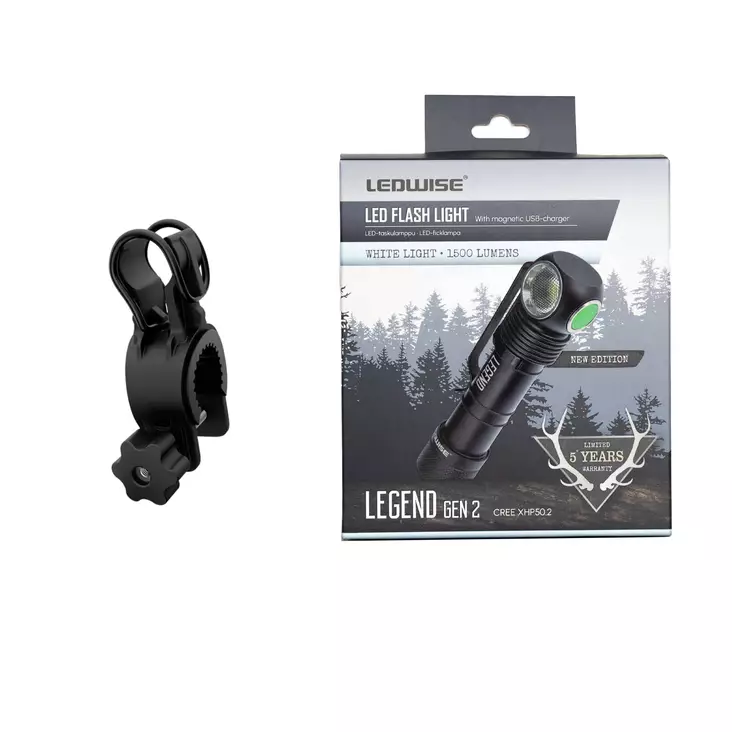Ledwise Legend Gen2 white bikelamp kit - Bike frontlights - 8020107401 - 1