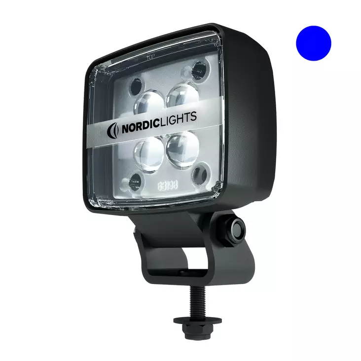 LED Forklift- / warning light, blue, 12-48V, Nordic Lights - LED Work lights - 2020110071 - 1