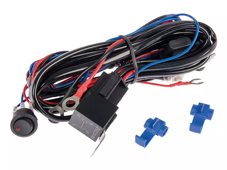 Relay wire set for installing auxiliary lights, 12 VDC - Relay wire kits - 3050120001 - 3