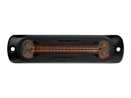 OPTIBEAM Dark Phantom SX6, amber - Directional LED warning lights - 8020112042 - 2