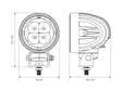 LED-Work light Bullboy Agriline "Valtra" 60W - LED Work lights - 8020104152 - 3