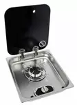 Gas hob - 1 burner with glass cover - Stoves - 8020112392 - 1