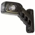 LED side marker, rubber frame, 135mm - LED side markers with rubber arm - 4040110252 - 1