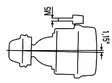 Fog light DE 80mm, Hella - Fog lights - 3001000052 - 3