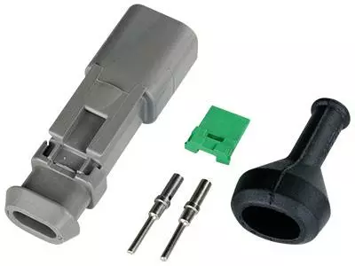 Deutsch DT 2-pin. 0,5 - 1,5mm2 - Connectors - 2040120062 - 1