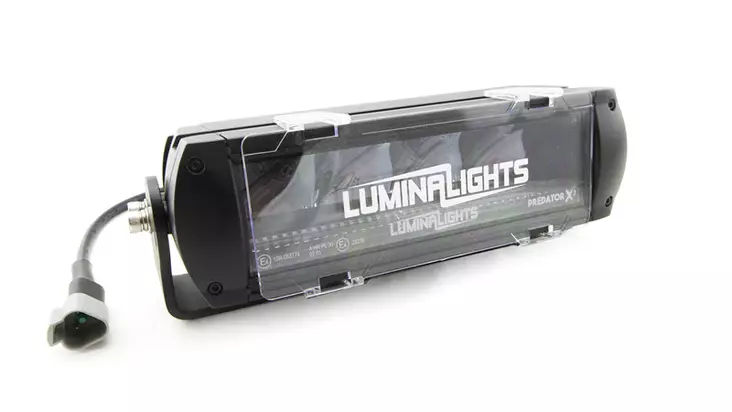 Protective cover for Luminalights Predator X2 auxiliary light, transparent - Light covers and stone shields - 3050120102 - 1