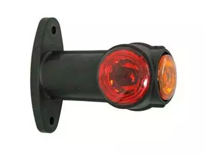 LED side marker 3LED, straight mount - LED side markers with rubber arm - 4040110022 - 1