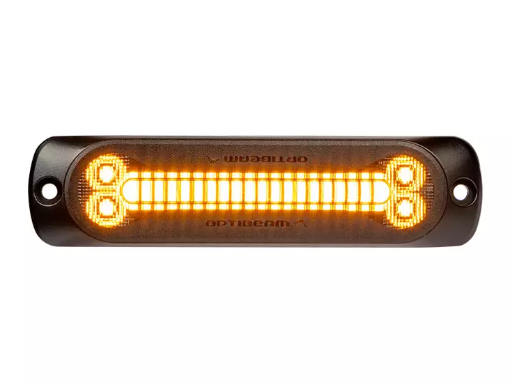 OPTIBEAM Dark Phantom SX6, amber - Directional LED warning lights - 8020112042 - 1