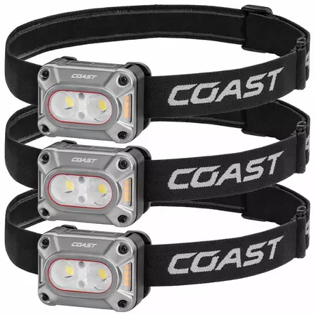 Coast FLX15R Rechargeable Headlamp (3-pack) – 1000 Lumens - Headlamps - 8020113023 - 1