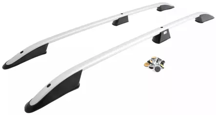 Roof Rails Volkswagen New Transporter T7 L2 Silver - Roof racks for vans and pick-ups - 8020112893 - 1
