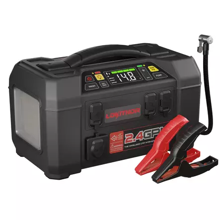 Jump Starter – Lokithor AW401 – 2500A, 12V, 150 PSI air compressor, pressure washer, LiPo - Battery boosters - 8020120503 - 1
