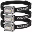 Coast FLX15R Rechargeable Headlamp (3-pack) – 1000 Lumens - Headlamps - 8020113023 - 1