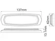 Directional warning light Axixtech SM6-D - Directional LED warning lights - 8020104163 - 3