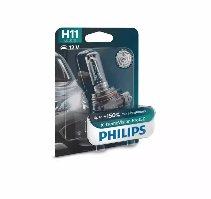 H11 Philips X-tremeVision Pro150 bulb +150% - H8, H9, H10, H11, H13, H15 - 8020103513 - 1