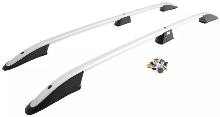 Roof Rails Volkswagen New Transporter T7 L2 Silver - Roof racks for vans and pick-ups - 8020112893 - 1