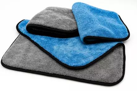 Double Color Microfiber Plush Towel 60x40cm WSH 1600GSM - Car care accessories - 8020111904 - 1