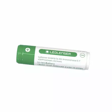 LedLenser Battery Li-Ion 3.6V 18650 3000 mAh - 18650 Batteries - 8020103274 - 1